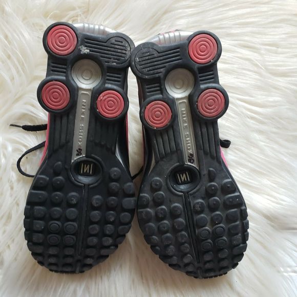 Nike Shox Conundrum Black Pink Sneakers Shoes - Picture 6 of 8